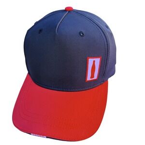 Coca-Cola Hat Cap Snap Back Men's One Size Black Red Bottle Logo Ice Cold Casual